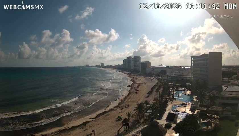 Vista attuale dalla webcam — Krystal Cancún