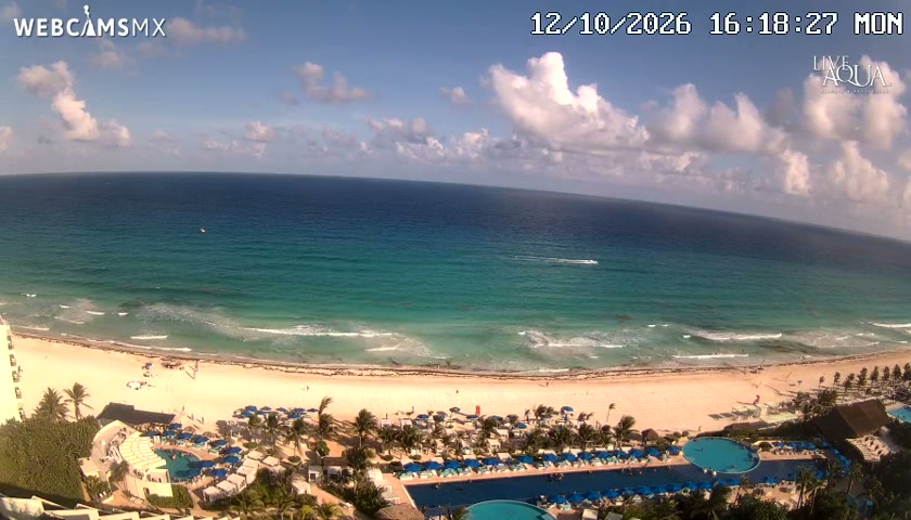 Vista attuale dalla webcam — Live Aqua Cancún