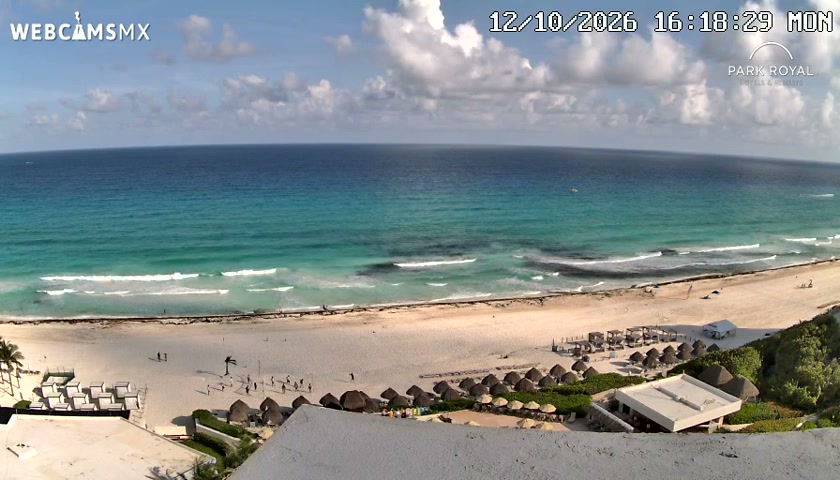 Vista attuale dalla webcam — Grand Park Royal Cancún