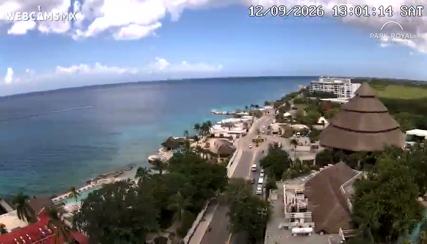 Vista actual por webcam — Grand Park Royal Cozumel
