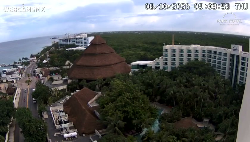 Current webcam view — Grand Park Royal Cozumel