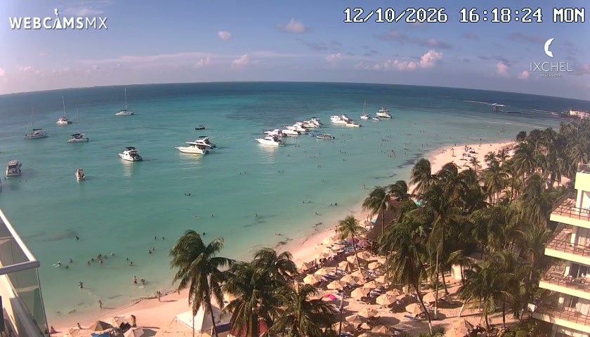 Vista attuale dalla webcam — Ixchel Beach Hotel