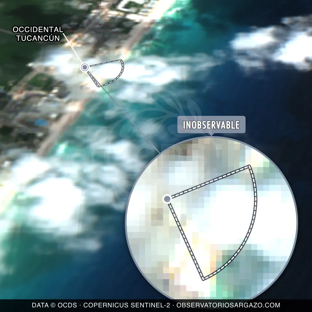 Stato del sargasso — Occidental Tucancún