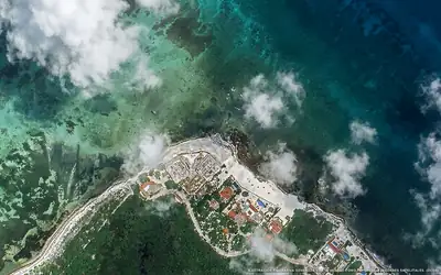 Illustration aérienne de BT Homes - Tankah Luxe, Tulum (plage Bahia Soliman Sur), Caraïbes mexicaines