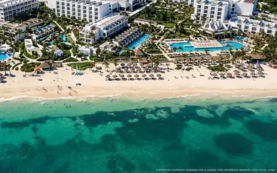 Ilustración aérea de Finest Playa Mujeres, Isla Mujeres (playa Playa Mujeres), Caribe Mexicano